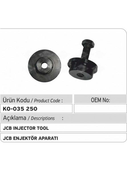 Инструмент форсунки JCB